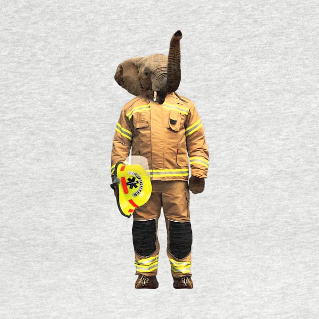 Elephant Firefighter by MaxencePierrard